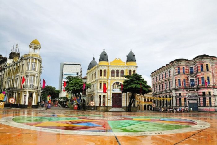 Colorful square from Recife
