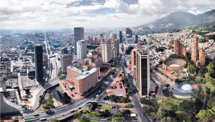 The Colombian capital, Bogota