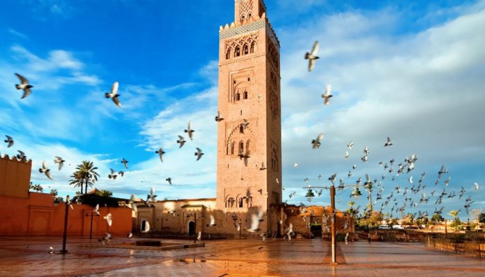 Marrakech city.