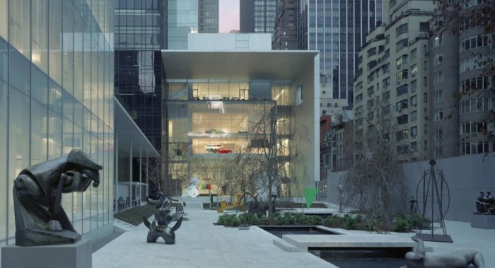 The Museum of Modern Art is famous for being home to some of the largest and best collections of modern art in the world.