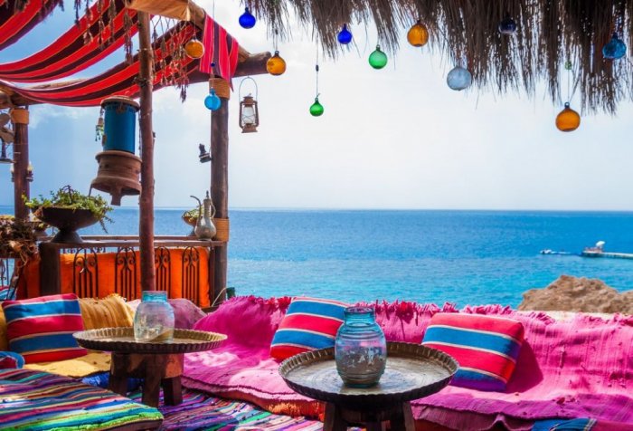 Relaxing atmosphere in Sharm El Sheikh.