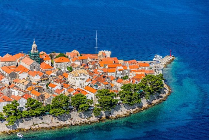 The picturesque islands of Dubrovnik