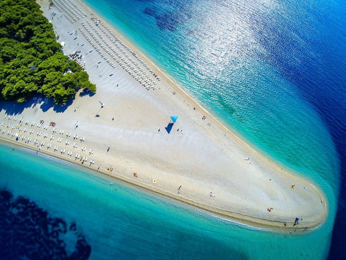 Zlatni Rat, Brac, Croatia