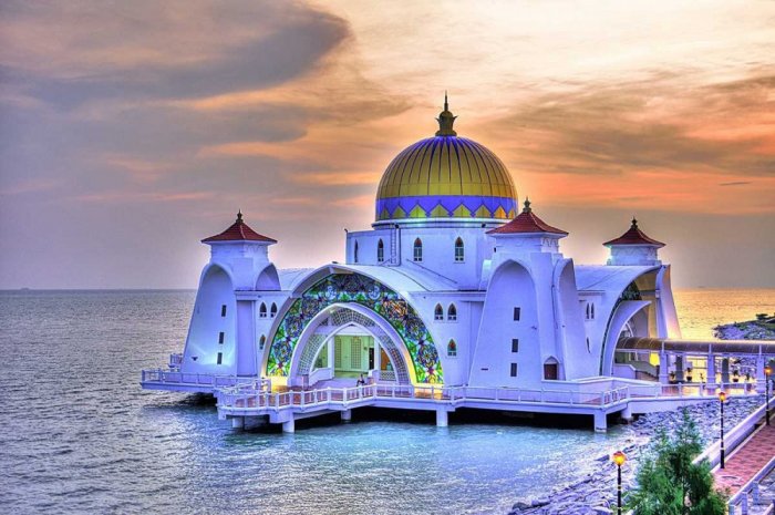 Straits Mosque of Malacca - State of Malacca