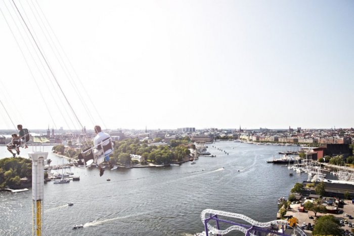 Amusement park Gröna Lund - Stockholm, Sweden