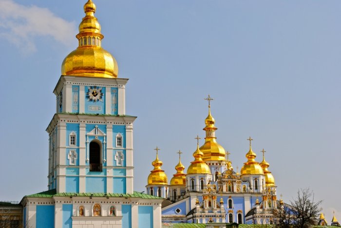     St. Michael's Cathedral and its golden towers