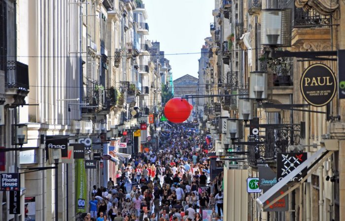 St. Catherine Street in Bordeaux