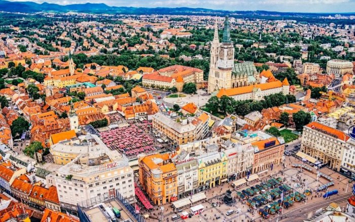The charming city of Zagreb