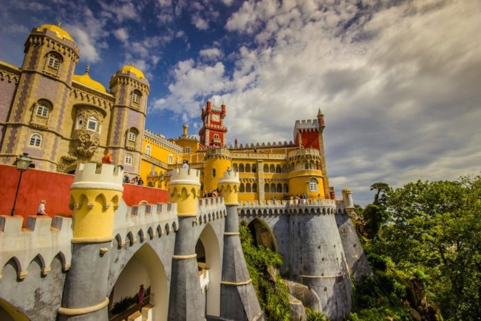 Charming atmosphere in the city of Sintra