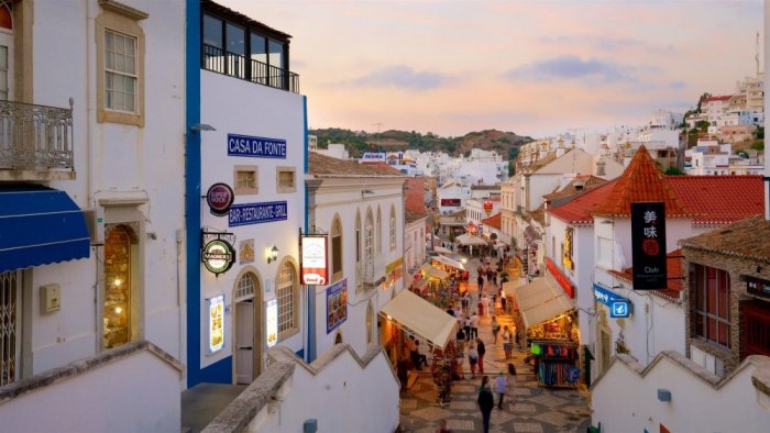 The atmosphere of Albufeira