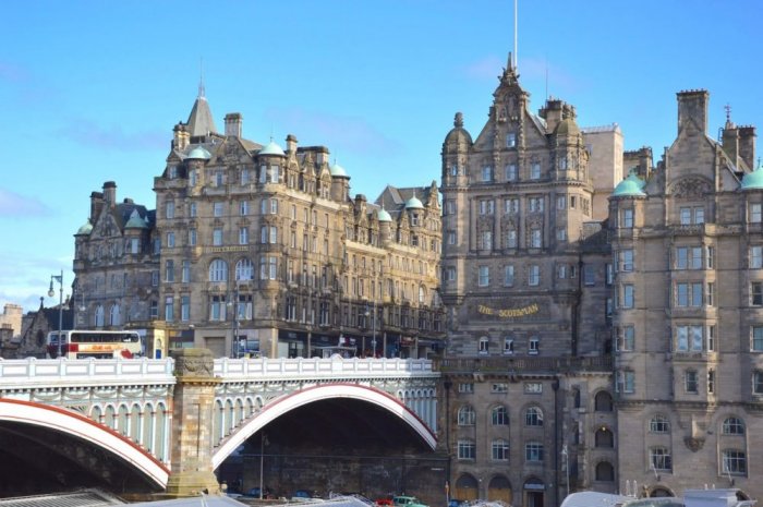 Historic architecture in Edinburgh