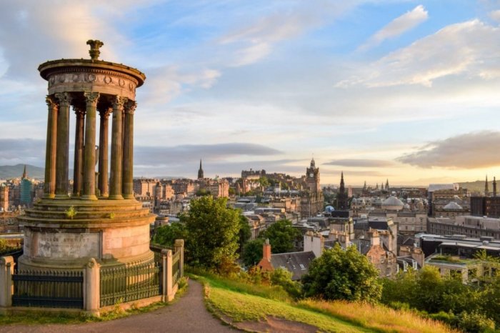 The splendor of Edinburgh