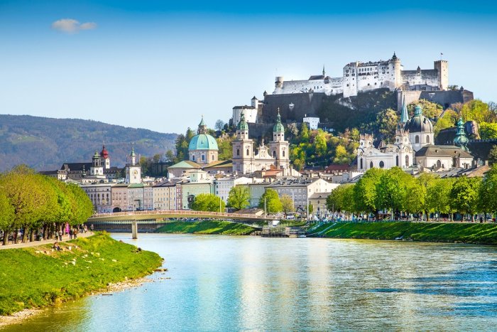 The charm and beauty of the city of Salzburg