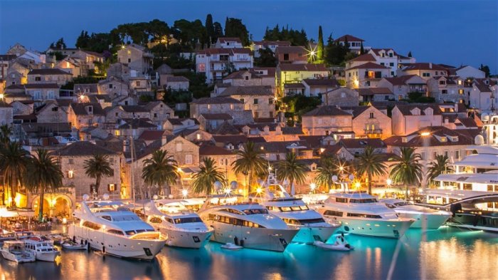 A view from Hvar Island