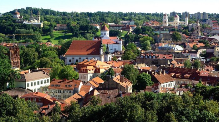 The city of Vilnius