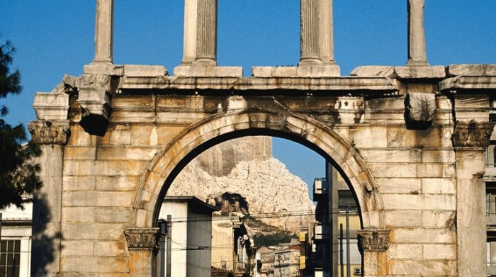 Hadrian's Arch triggered