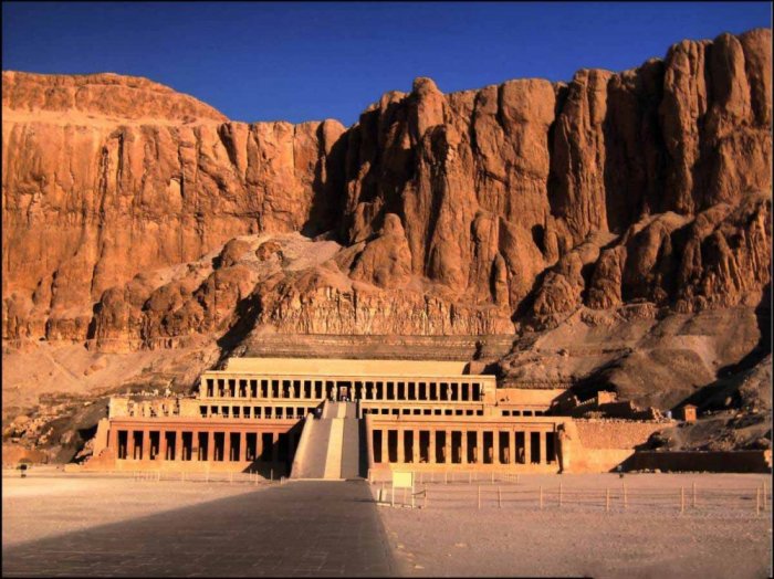The Deir el-Bahari temple in Luxor