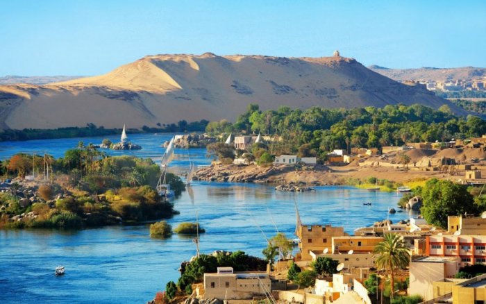 A picturesque atmosphere in Aswan