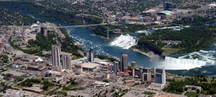 A view of Niagara Falls