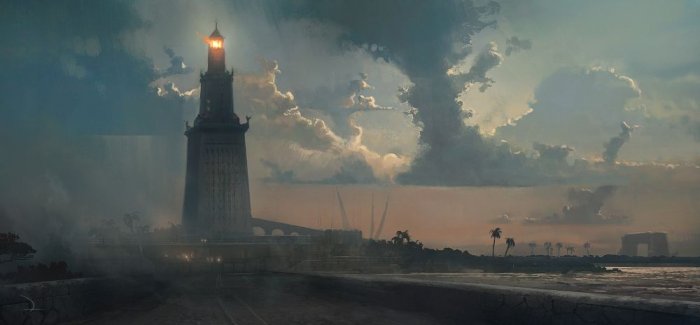 Great picture of the Lighthouse of Alexandria