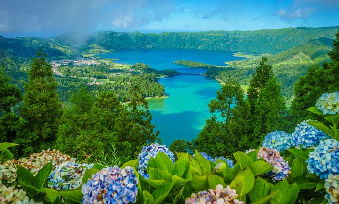     A scene from the Azores Islands