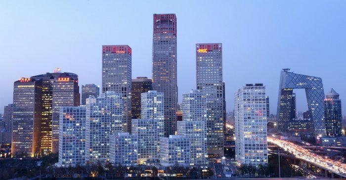 Modern buildings in Beijing
