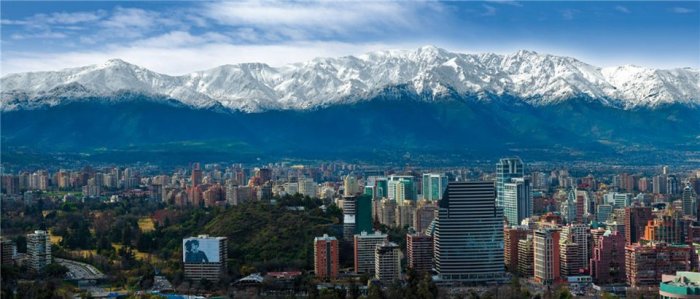     Santiago in Chile winter