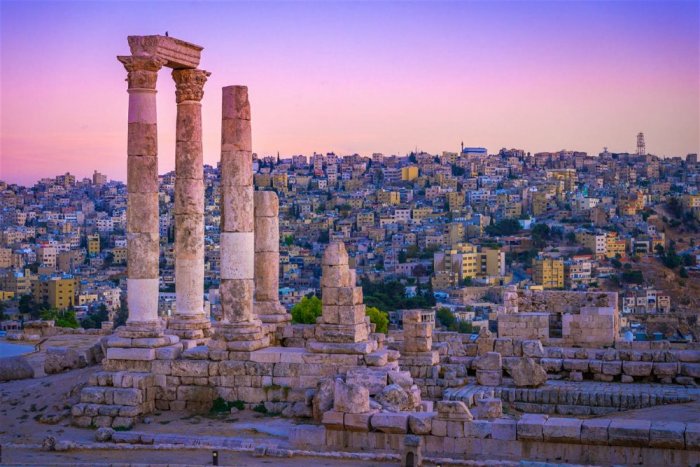 View of the capital, Amman.