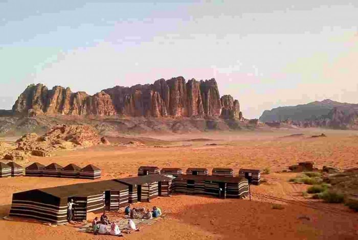     Wadi Rum is a popular tourist valley located in the Hasmy Desert in southern Jordan
