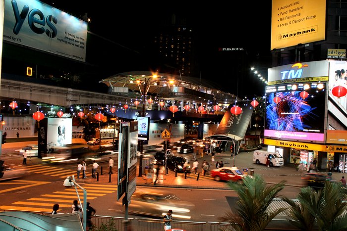 Bukit Bintang Street is one of the most famous streets of the Malaysian capital, Kuala Lumpur, and one of the favorite tourist destinations