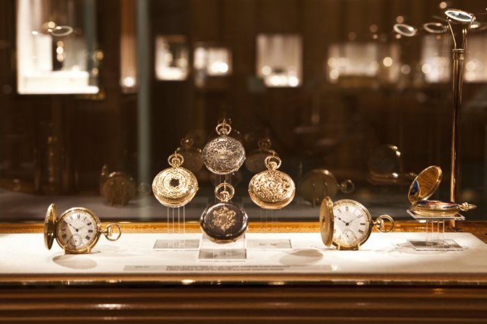 Valuable exhibits at the Patek Philippe Museum