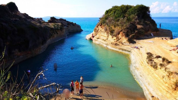     Corfu is a Greek island located in the Ionian Sea in northwestern Greece
