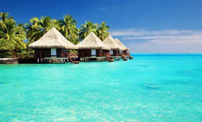 The Maldives is also famous for its charming white sand beaches and warm waters