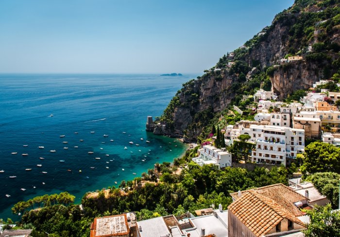 Amalfi Coast, which extends to the southwest of Italy