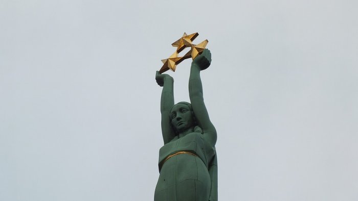From the Latvian Statue of Liberty