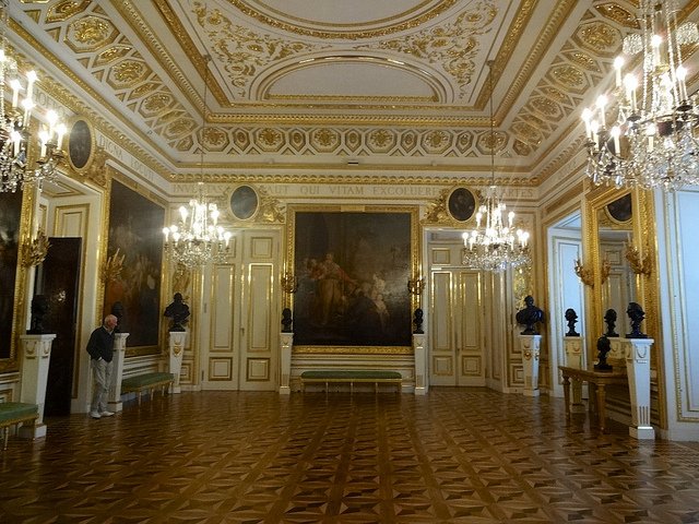 Unique architecture in the royal palace