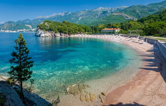 The splendor of beaches in Montenegro