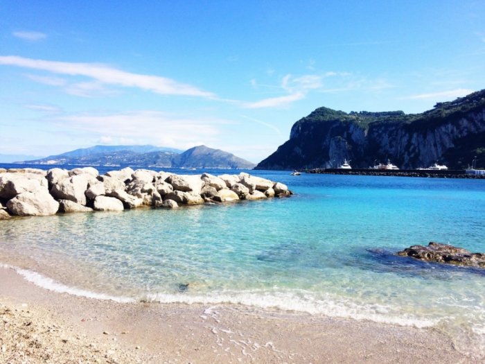 The splendor of pure water in Positano