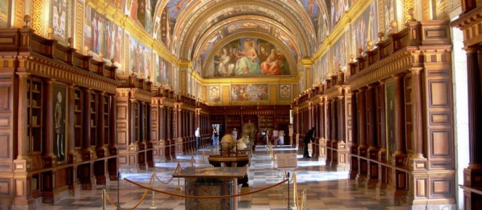 The Escorial is a historical monastery and public museum located at the foothills of the famous Sierra de Guadarrama Mountains