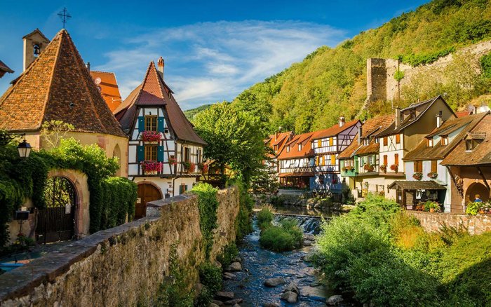     The French Alsace region is ideal for road trips