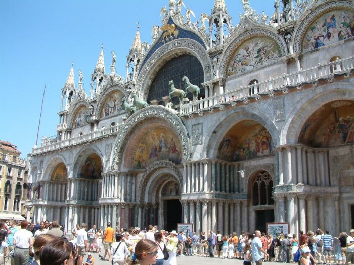 Historical monuments in Venice.