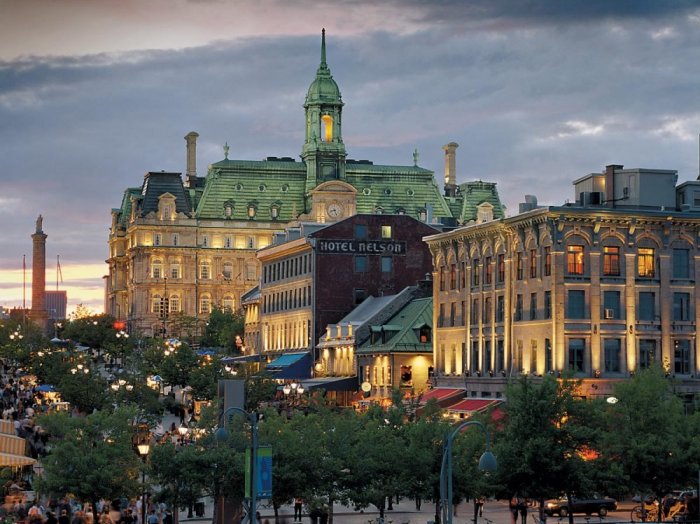 The attraction of historical architecture in Montreal