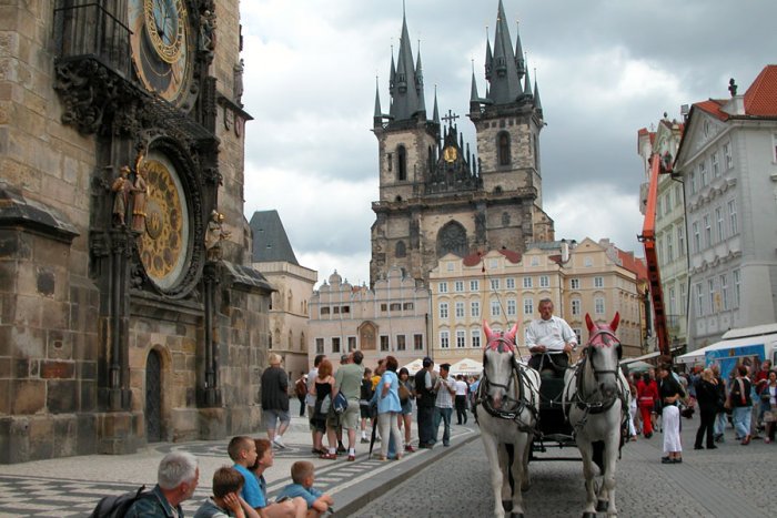 The atmosphere of the Old Town in Prague