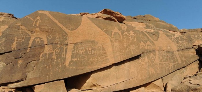 Rock painting sites in the locations of Jubba and Shuwaymis in Hail