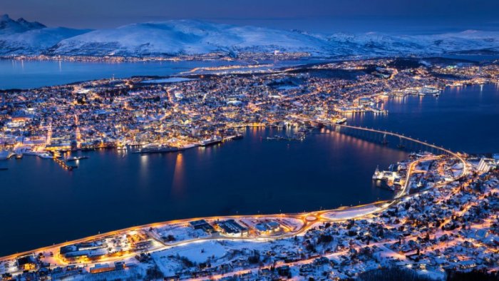 Tourist places in Tromsø, Norway