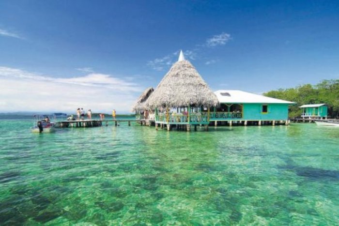 A view of the Bocas del Toro islands