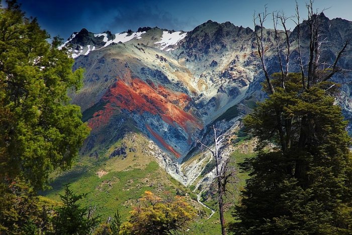 The picturesque nature of Patagonia