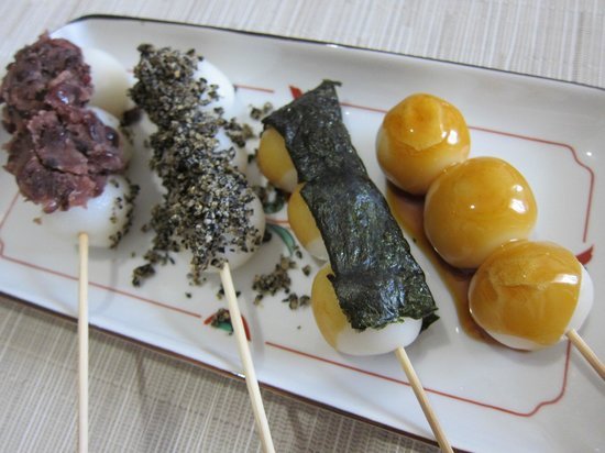 Dango is a traditional Japanese pastry that is dumplings and is made from rice flour