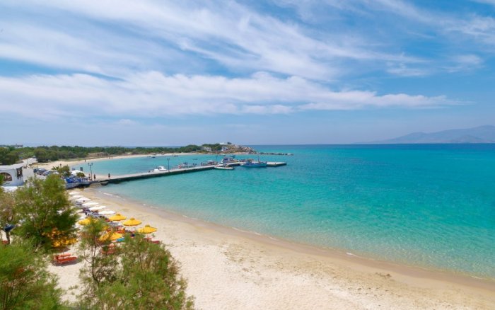 The splendor of beaches in Naxos