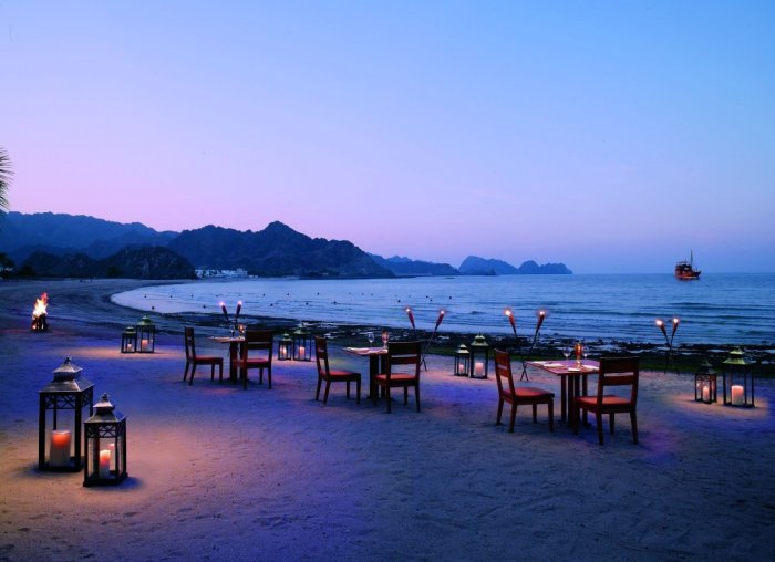One of the most luxurious tourist hotels in Muscat and attached to it a private beach